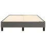 Estructura de cama de cuero sintético gris 120x200 cm de vidaXL, Camas y somieres - Ref: Foro24-3120692, Precio: 82,10 €, Des...