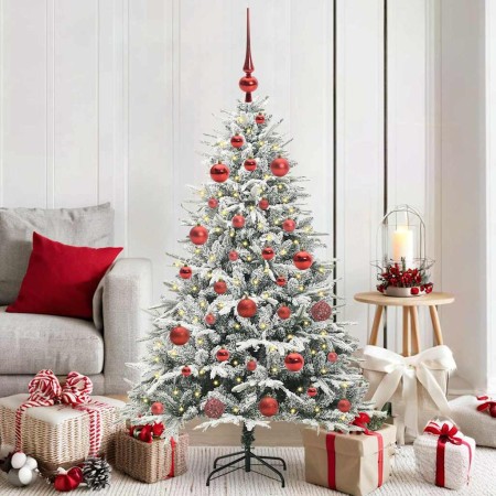 Árbol de Navidad artificial preiluminado con juego de bolas en Decoración Festiva y Estacional | Comprar online en Foru.es