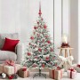 Árbol de Navidad artificial preiluminado con juego de bolas en Decoración Festiva y Estacional | Comprar online en Foru.es