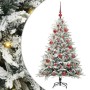 Árbol de Navidad artificial preiluminado con juego de bolas en Decoración Festiva y Estacional | Comprar online en Foru.es