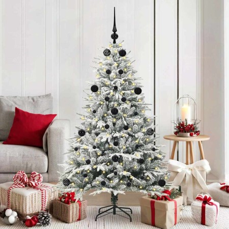 Árbol de Navidad artificial preiluminado con juego de bolas en Decoración Festiva y Estacional | Comprar online en Foru.es
