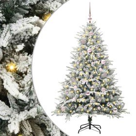 Árbol de Navidad Artificial Pre-iluminado con Juego de Bolas en Decoración Festiva y Estacional | Comprar online en Foru.es