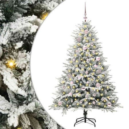 Árbol de Navidad Artificial Pre-iluminado con Juego de Bolas en Decoración Festiva y Estacional | Comprar online en Foru.es
