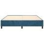 Estructura de cama de terciopelo azul 160x200 cm de vidaXL, Camas y somieres - Ref: Foro24-3121130, Precio: 124,36 €, Descuen...