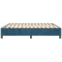 Estructura de cama de terciopelo azul 160x200 cm de vidaXL, Camas y somieres - Ref: Foro24-3121130, Precio: 124,36 €, Descuen...