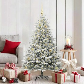Árbol de Navidad artificial preiluminado con juego de bolas en Decoración Festiva y Estacional | Comprar online en Foru.es