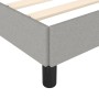 Estructura de cama gris claro tela 180x200 cm de vidaXL, Camas y somieres - Ref: Foro24-347082, Precio: 136,21 €, Descuento: %