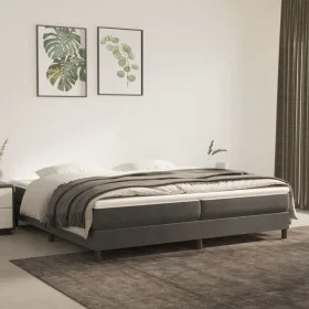 Estructura de cama de terciopelo gris oscuro 180x200 cm de vidaXL, Camas y somieres - Ref: Foro24-3120791, Precio: 115,76 €, ...