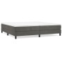Estructura de cama de terciopelo gris oscuro 180x200 cm de vidaXL, Camas y somieres - Ref: Foro24-3120791, Precio: 117,33 €, ...