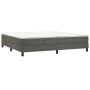 Estructura de cama de terciopelo gris oscuro 180x200 cm de vidaXL, Camas y somieres - Ref: Foro24-3120791, Precio: 117,33 €, ...
