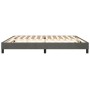 Estructura de cama de terciopelo gris oscuro 180x200 cm de vidaXL, Camas y somieres - Ref: Foro24-3120791, Precio: 117,33 €, ...