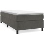 Estructura de cama de terciopelo gris oscuro 90x200 cm de vidaXL, Camas y somieres - Ref: Foro24-3121097, Precio: 93,35 €, De...