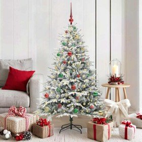 Árbol de Navidad artificial preiluminado con juego de bolas en Decoración Festiva y Estacional | Comprar online en Foru.es