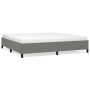 Estructura de cama tela gris oscuro 200x200 cm de vidaXL, Camas y somieres - Ref: Foro24-347091, Precio: 130,72 €, Descuento: %