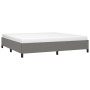 Estructura de cama tela gris oscuro 200x200 cm de vidaXL, Camas y somieres - Ref: Foro24-347091, Precio: 130,72 €, Descuento: %