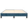 Estructura de cama de terciopelo azul 140x200 cm de vidaXL, Camas y somieres - Ref: Foro24-3120776, Precio: 112,54 €, Descuen...