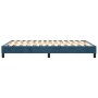 Estructura de cama de terciopelo azul 140x200 cm de vidaXL, Camas y somieres - Ref: Foro24-3120776, Precio: 112,54 €, Descuen...