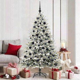 Árbol de Navidad artificial preiluminado con juego de bolas en Decoración Festiva y Estacional | Comprar online en Foru.es