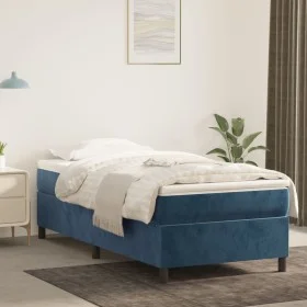 Blauer Samtbettrahmen 80x200 cm von vidaXL, Betten und Lattenroste - Ref: Foro24-3121088, Preis: 80,45 €, Rabatt: %
