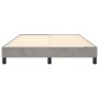 Estructura de cama de terciopelo gris claro 140x190 cm de vidaXL, Camas y somieres - Ref: Foro24-3120766, Precio: 108,27 €, D...