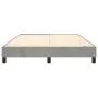 Estructura de cama de terciopelo gris claro 140x190 cm de vidaXL, Camas y somieres - Ref: Foro24-3120766, Precio: 98,06 €, De...
