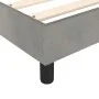 Estructura de cama de terciopelo gris claro 140x190 cm de vidaXL, Camas y somieres - Ref: Foro24-3120766, Precio: 98,06 €, De...