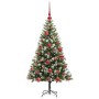 Árbol de Navidad Artificial Plegable con Nieve Esponjosa 120 cm en Decoración Festiva y Estacional | Comprar online en Foru.es