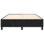 Estructura de cama de terciopelo negro 140x190 cm de vidaXL, Camas y somieres - Ref: Foro24-3121116, Precio: 112,03 €, Descue...