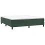 Estructura de cama de terciopelo verde 160x200 cm de vidaXL, Camas y somieres - Ref: Foro24-3120781, Precio: 105,90 €, Descue...
