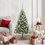 Árbol de Navidad Artificial Plegable con Nieve Esponjosa 120 cm en Decoración Festiva y Estacional | Comprar online en Foru.es