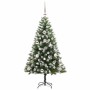 Árbol de Navidad Artificial Plegable con Nieve Esponjosa 120 cm en Decoración Festiva y Estacional | Comprar online en Foru.es