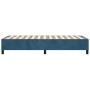 Estructura de cama de terciopelo azul 100x200 cm de vidaXL, Camas y somieres - Ref: Foro24-3121106, Precio: 83,53 €, Descuent...
