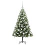 Árbol de Navidad Artificial Plegable con Nieve Esponjosa 120 cm en Decoración Festiva y Estacional | Comprar online en Foru.es