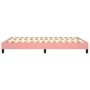 Estructura de cama de terciopelo rosa 140x200 cm de vidaXL, Camas y somieres - Ref: Foro24-3120777, Precio: 101,25 €, Descuen...