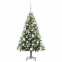 Árbol de Navidad Artificial Plegable con Nieve Esponjosa 120 cm en Decoración Festiva y Estacional | Comprar online en Foru.es