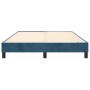 Estructura de cama de terciopelo azul 140x190 cm de vidaXL, Camas y somieres - Ref: Foro24-3120770, Precio: 98,82 €, Descuent...