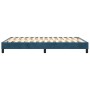 Estructura de cama de terciopelo azul 140x190 cm de vidaXL, Camas y somieres - Ref: Foro24-3120770, Precio: 98,82 €, Descuent...