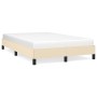 Estructura de cama de tela color crema 120x200 cm de vidaXL, Camas y somieres - Ref: Foro24-346709, Precio: 98,16 €, Descuent...