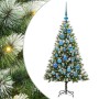 Árbol de Navidad Artificial Plegable con Nieve Esponjosa 120 cm en Decoración Festiva y Estacional | Comprar online en Foru.es
