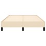 Estructura de cama de tela color crema 120x200 cm de vidaXL, Camas y somieres - Ref: Foro24-346709, Precio: 98,16 €, Descuent...