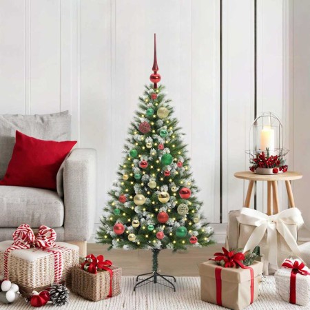 Árbol de Navidad Artificial Plegable con Nieve Esponjosa 120 cm en Decoración Festiva y Estacional | Comprar online en Foru.es