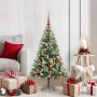 Árbol de Navidad Artificial Plegable con Nieve Esponjosa 120 cm en Decoración Festiva y Estacional | Comprar online en Foru.es
