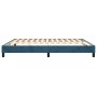 Estructura de cama de terciopelo azul 160x200 cm de vidaXL, Camas y somieres - Ref: Foro24-3120782, Precio: 109,88 €, Descuen...