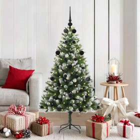 Árbol de Navidad Artificial Plegable con Nieve Esponjosa 150 cm en Decoración Festiva y Estacional | Comprar online en Foru.es