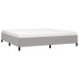 Estructura de cama gris claro tela 200x200 cm de vidaXL, Camas y somieres - Ref: Foro24-347090, Precio: 172,91 €, Descuento: %