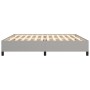 Estructura de cama gris claro tela 200x200 cm de vidaXL, Camas y somieres - Ref: Foro24-347090, Precio: 172,91 €, Descuento: %
