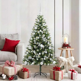 Árbol de Navidad Artificial Plegable con Nieve Esponjosa 150 cm en Decoración Festiva y Estacional | Comprar online en Foru.es
