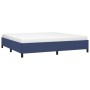 Estructura de cama de tela gris taupe azul 200x200 cm de vidaXL, Camas y somieres - Ref: Foro24-347096, Precio: 137,54 €, Des...