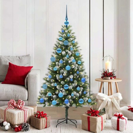 Árbol de Navidad Artificial Plegable con Nieve Esponjosa 150 cm en Decoración Festiva y Estacional | Comprar online en Foru.es
