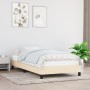 Estructura de cama de tela color crema 100x200 cm de vidaXL, Camas y somieres - Ref: Foro24-346701, Precio: 77,90 €, Descuent...